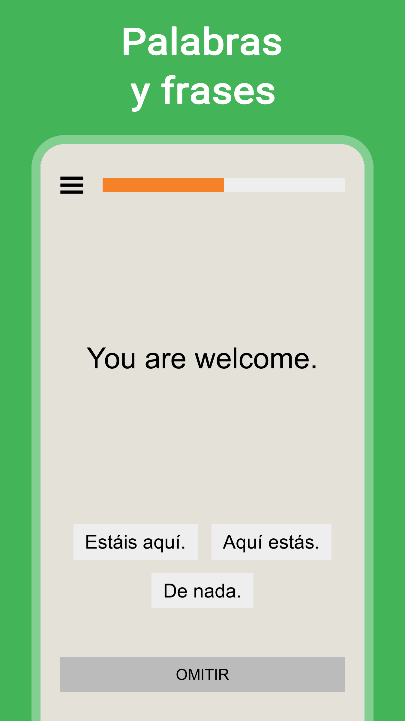 uLexicon - Palabras y frases en inglés, palabras y frases en español. Captura de pantalla 3